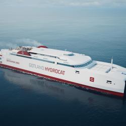 Gotland Hydrocat - Der erste wasserstoffbetriebene Großkatamaran der Welt - (c) Gotland Company