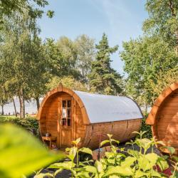 Übernachten im Fass - Camping Klausenhorn Schlaffass - (c) MTK/Dagmar Schwelle